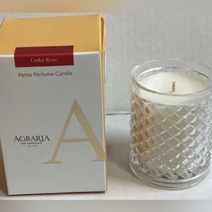 Agraria ~ Petite Perfume Candle ~ 3.4oz. Cedar Rose